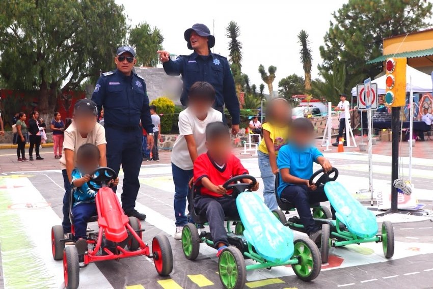 Durante el periodo vacacional, SSPH acercó a 818 niñas y niños a la policía estatal