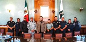 Guardia Nacional y Gobierno de Pachuca refuerzan operativos de seguridad en la capital