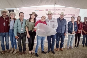 Saderh llev&oacute; a cabo entrega de cr&iacute;as de peces en diferentes municipios