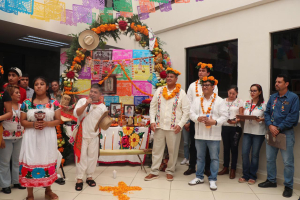 Celebración del Xantolo por parte de la comunidad educativa