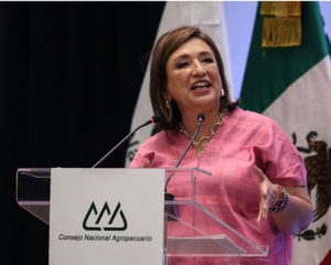 Xóchitl Gálvez tiene 40.2% de intención de voto, según encuesta presentada en evento de Citibanamex