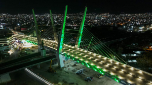 A partir de hoy, se abre al tr&aacute;nsito general el puente atirantado Miguel Hidalgo en Pachuca