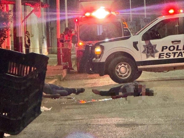 Ejecutan a dos en Huejutla.