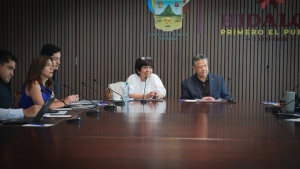 Gobierno de Hidalgo y Sedatu analizan reubicación de familias damnificadas