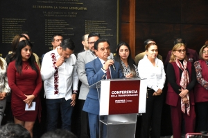 Bancada de Morena da respaldo al plan B de la presidenta Claudia Sheinbaum