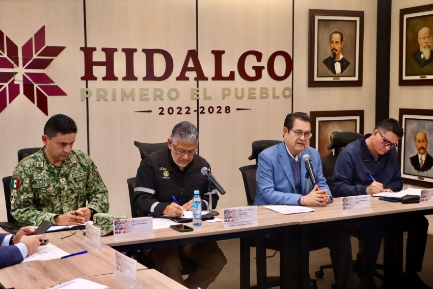 Gobierno de Hidalgo fortalece acciones de atención ante afectaciones por lluvias