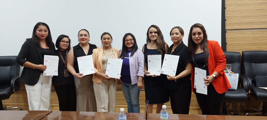 Instancias Municipales de Mujeres reciben certificación en materia de perspectiva de género   
