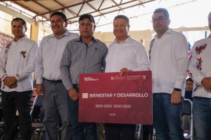 Destinan m&aacute;s de 123 mdp para el desarrollo de San Bartolo Tutotepec