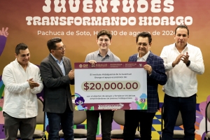 Entregan apoyos correspondientes a programas para las juventudes 