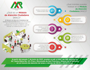 REANUDA ACTIVIDADES M&Oacute;DULO DEL INE EN MINERAL DE LA REFORMA