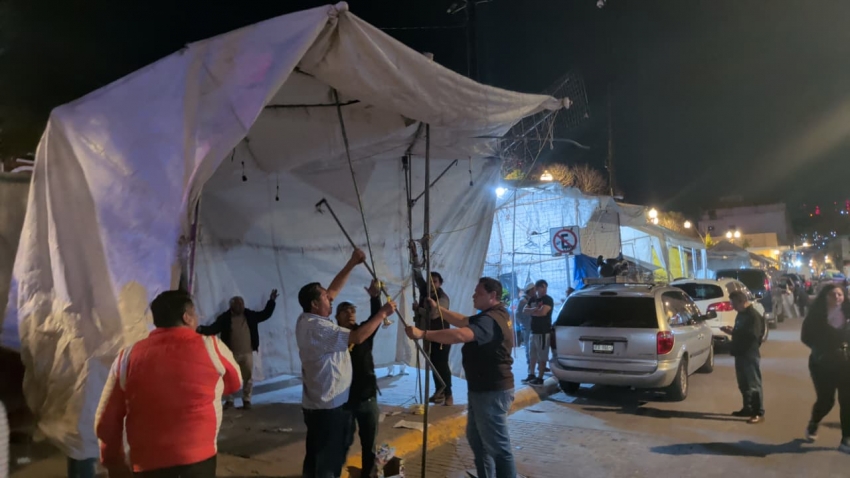 Pachuca limpia su centro histórico; comerciantes anuncian protestas