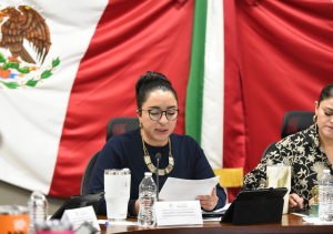 Diputada Mónica Reyes Martínez presenta Iniciativa para la Integración de la Policía Violeta al Marco legal en Hidalgo 