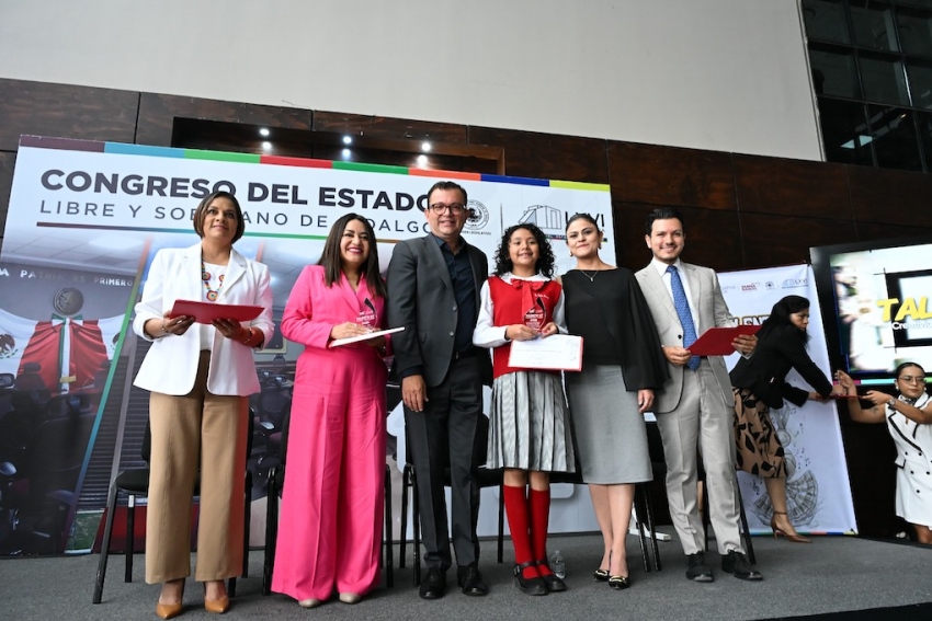 Congreso de Hidalgo reconoce el talento de la niñez y la juventud del distrito VII