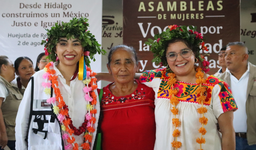 En la Huasteca hidalguense también es tiempo de mujeres