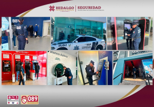 SSPH supervisa 727 cajeros en sucursales bancarias en todo el estado