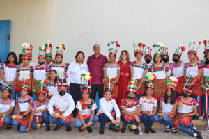 Natividad Castrej&oacute;n inaugur&oacute; polideportivo y edificio de Laboratorio Pesado en la UPH