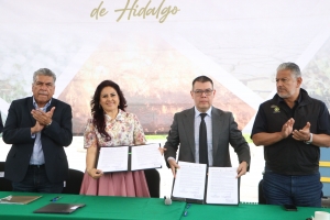 Hidalgo fortalece su pol&iacute;tica clim&aacute;tica con convenio de colaboraci&oacute;n entre Semarnath e INECC