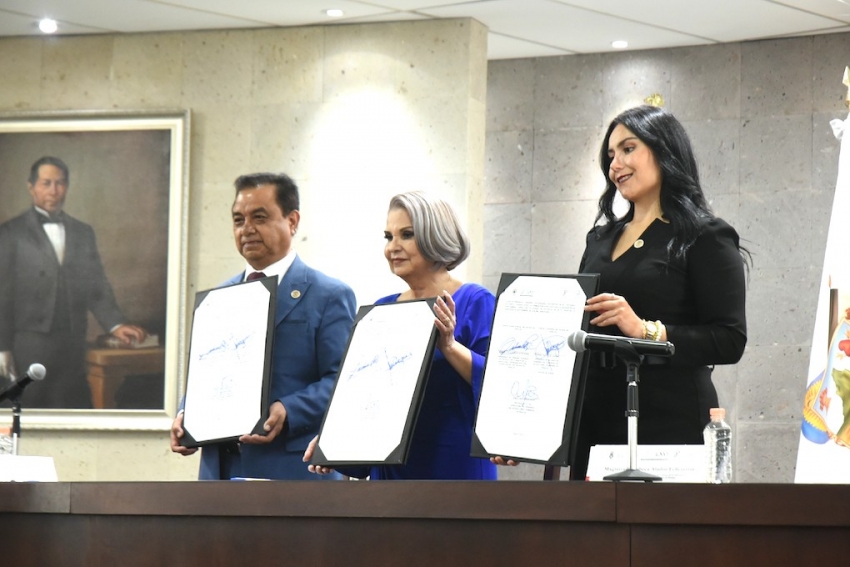 Poder Legislativo y Poder Judicial firman convenio de colaboración con el fin de servir mejor a las y los hidalguenses