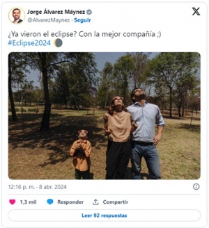 Observa &Aacute;lvarez M&aacute;ynez eclipse 2024