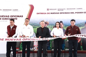 Menchaca Salazar entrega nuevo Centro Administrativo del Bienestar y Desarrollo Rural