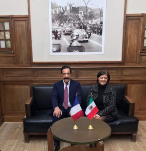 Fortalece el Gobernador Omar Fayad relaci&oacute;n bilateral con embajadora de M&eacute;xico en Francia