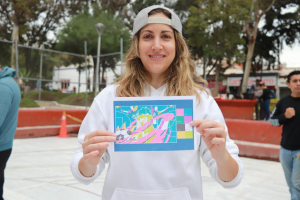 Renuevan imagen de la cancha del Parque Hidalgo con proyecto art&iacute;stico comunitario