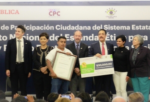 Gana Hidalgo el premio nacional de contralor&iacute;a social