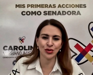 Carolina Viggiano anuncia reformas que impulsar&aacute; como Senadora