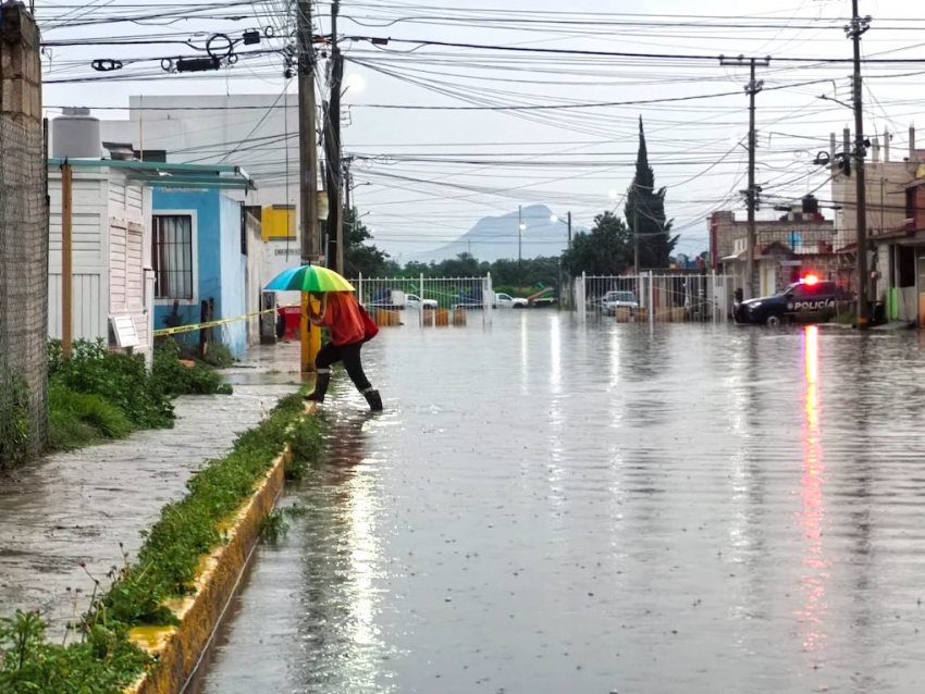 Alerta Protección Civil por lluvias fuertes en varias regiones de Hidalgo