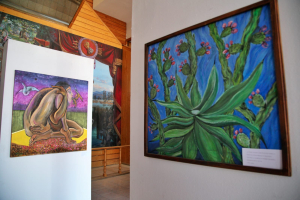 Inaugura Cecultah exposici&oacute;n Entre libros y pinturas del Grupo Cultural Colibr&iacute;