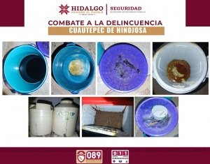 SSPH desmantela laboratorio clandestino y descubre t&uacute;nel en Cuautepec