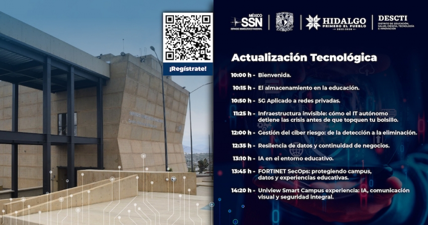 DESCTI impulsa jornada de actualización tecnológica en Hidalgo