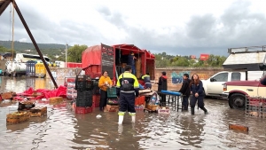 Intensa lluvia deja inundaciones y da&ntilde;os en Tepeji