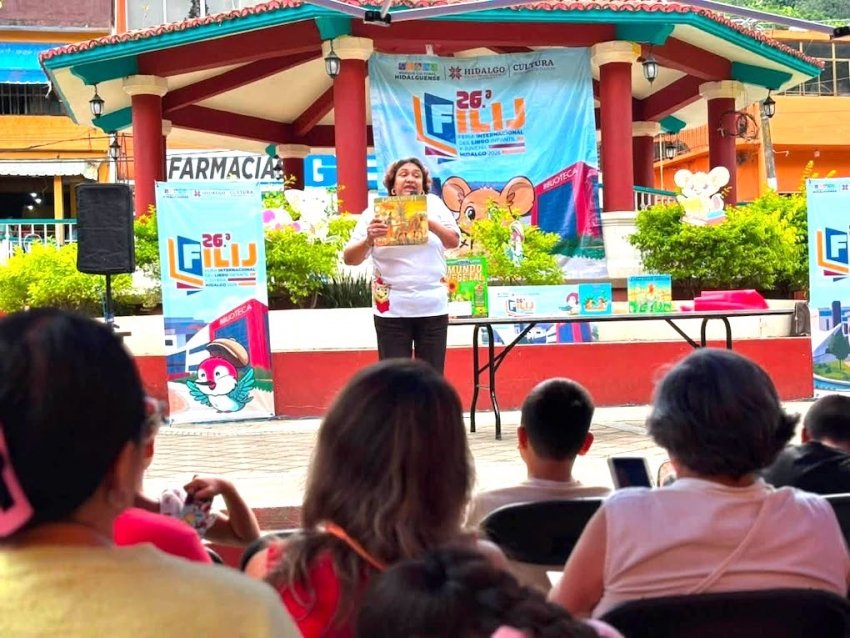 La FILIJ lleva literatura y arte a comunidades de Hidalgo