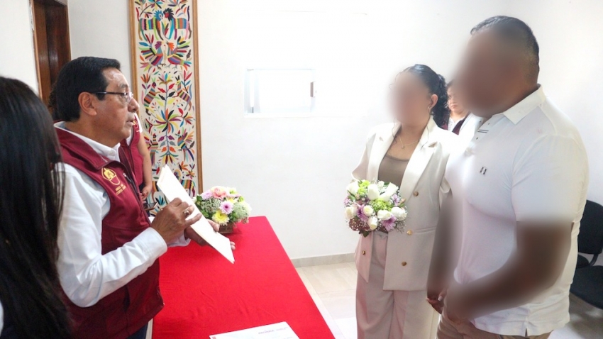 SSPH fortalece la reinserción social con registro de nacimiento y matrimonio en Cereso de Pachuca