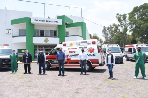 En Tula, suman ambulancia exclusiva para pacientes COVID-19.