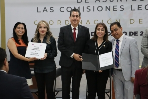Congreso de Hidalgo realiza entrega de Comisiones Legislativas