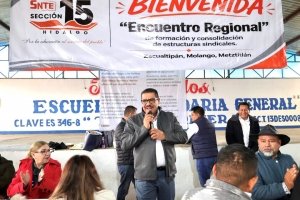 Said Vargas fortalece unidad del magisterio