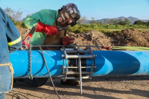 Finalizan labores de rehabilitaci&oacute;n en el quinto tramo del acueducto T&eacute;llez