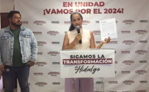 Declina Flor Nochebuena a la candidatura del PT a la presidencia de Xochiatipan