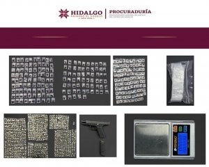 Golpe al narcomenudeo; AIC asegura 7 mil 500 dosis de droga y detiene a dos hombres en Tlaxcoapan