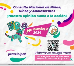 DIF de Hidalgo se suma a la Consulta Nacional ¿Me Escuchas? 2024