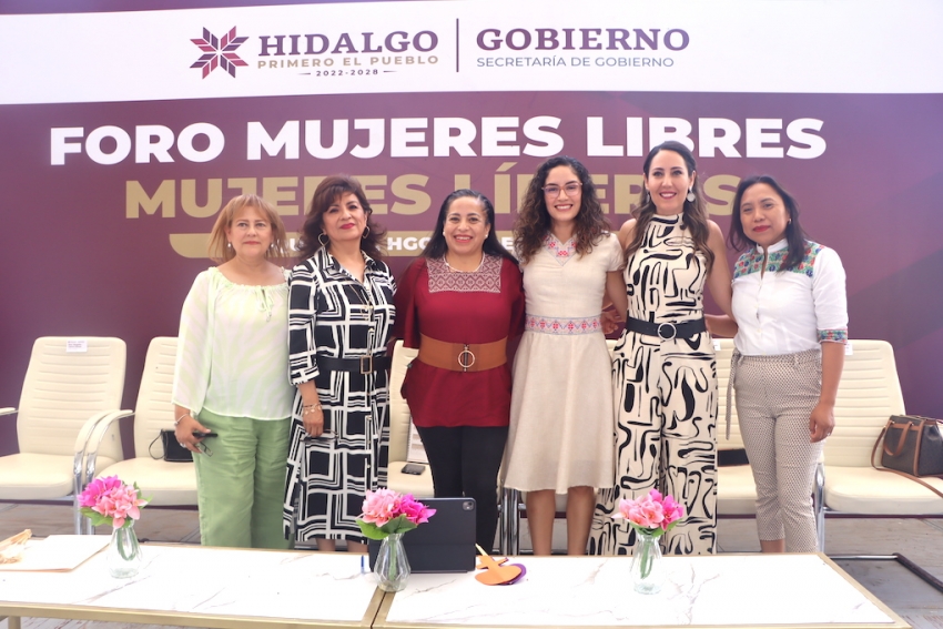Foro “Mujeres Libres, Mujeres Líderes” fortalece el conocimiento y acceso a la justicia para las hidalguenses