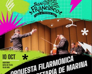  Orquesta Filarmónica de la Secretaría de Marina - Armada de México engalanará el Festival Cultural San Francisco de la Feria