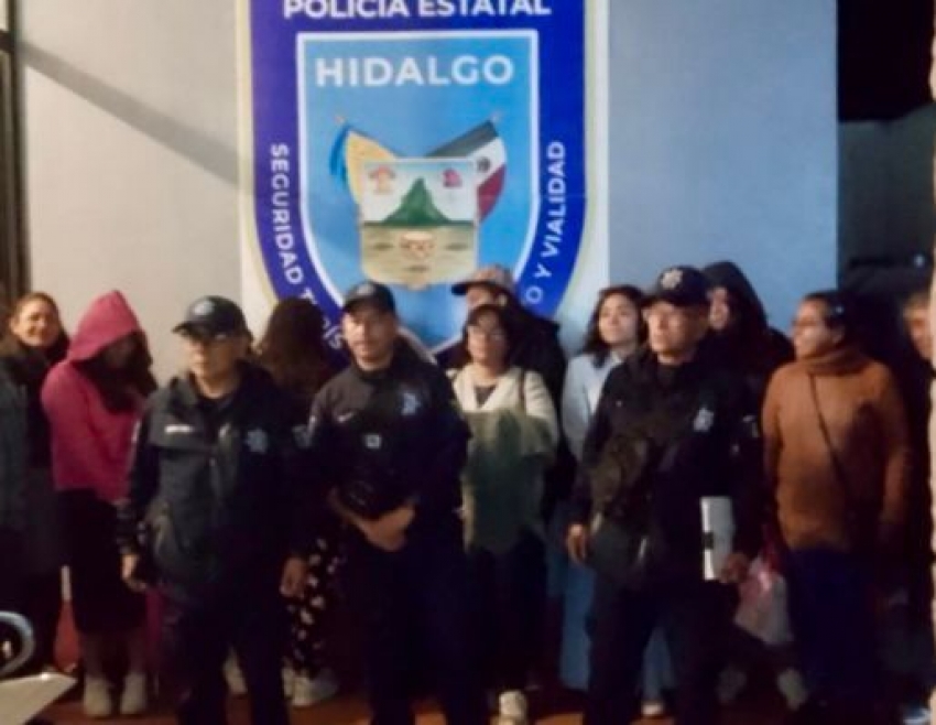 Policía Turística localiza a 20 personas extraviadas en el bosque de Mineral del Chico