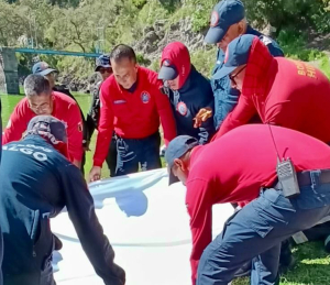 Recuperan el cuerpo de un hombre, quien cay&oacute; en la presa La Estanzuela de Mineral del Chico