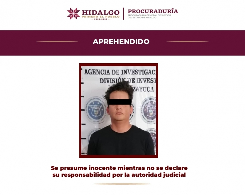  Probable responsable de feminicidio en Veracruz fue aprehendido por la PGJEH