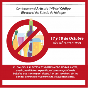 Por las elecciones, este s&aacute;bado y domingo rige ley seca en Pachuca