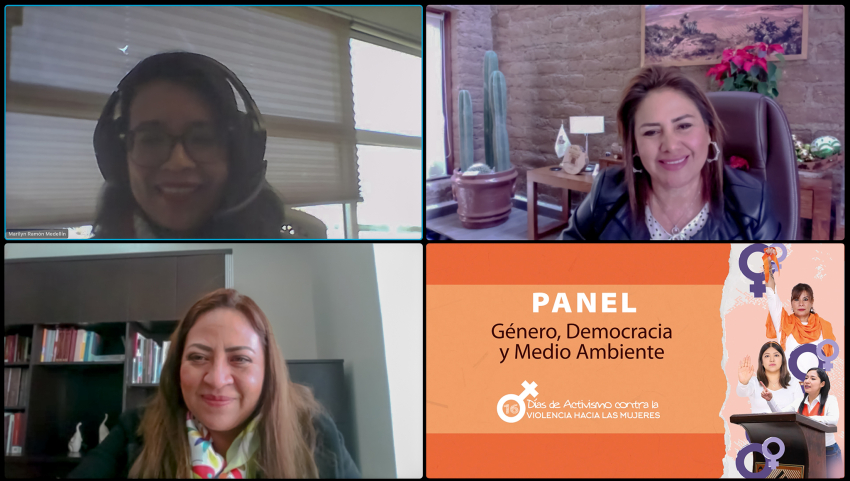 IEEH y la SEMARNATH realizan Panel &ldquo;G&eacute;nero, Democracia y Medio Ambiente&rdquo;