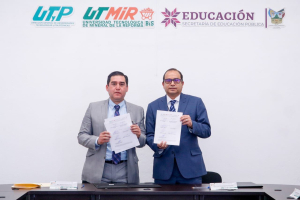 Signan convenio de colaboraci&oacute;n Sedagroh y UTMiR